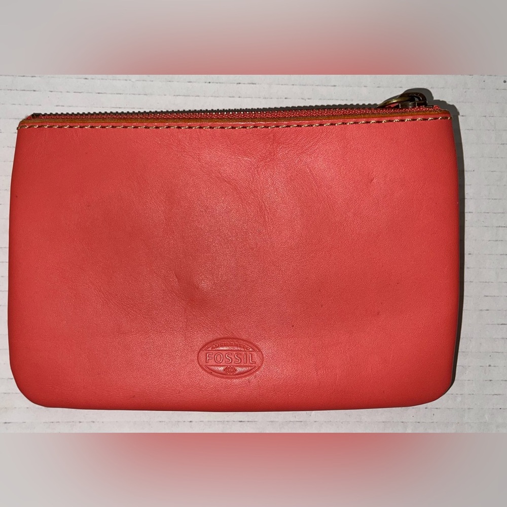 Leather FOSSIL Zip Lock Pouch - Picture 4 of 11
